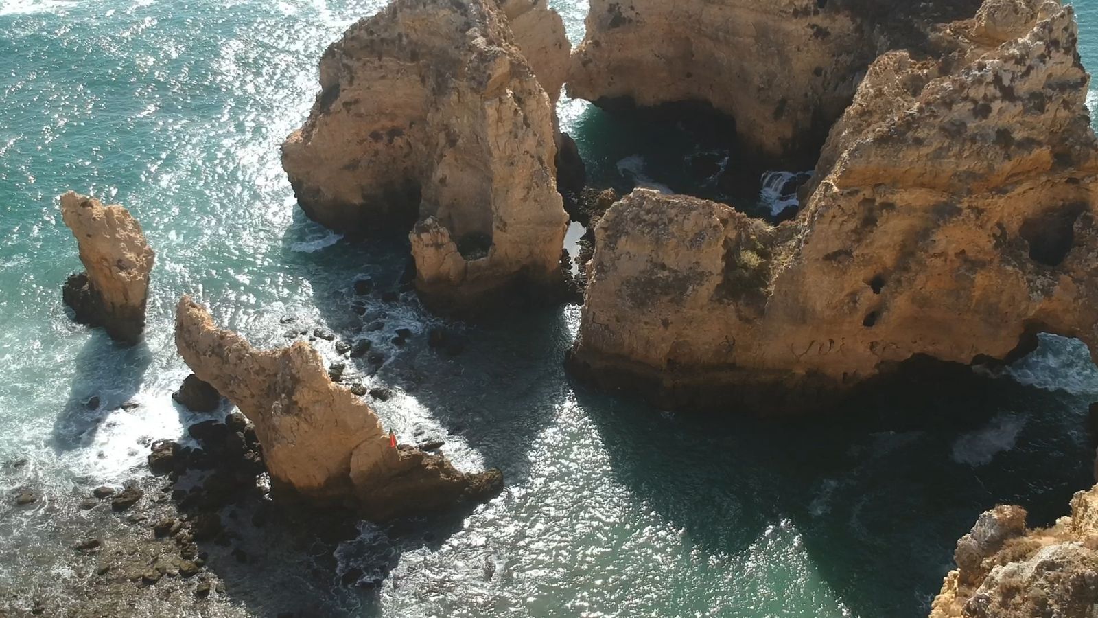 Ponta Piedade en Lagos, Algarve, Portugal