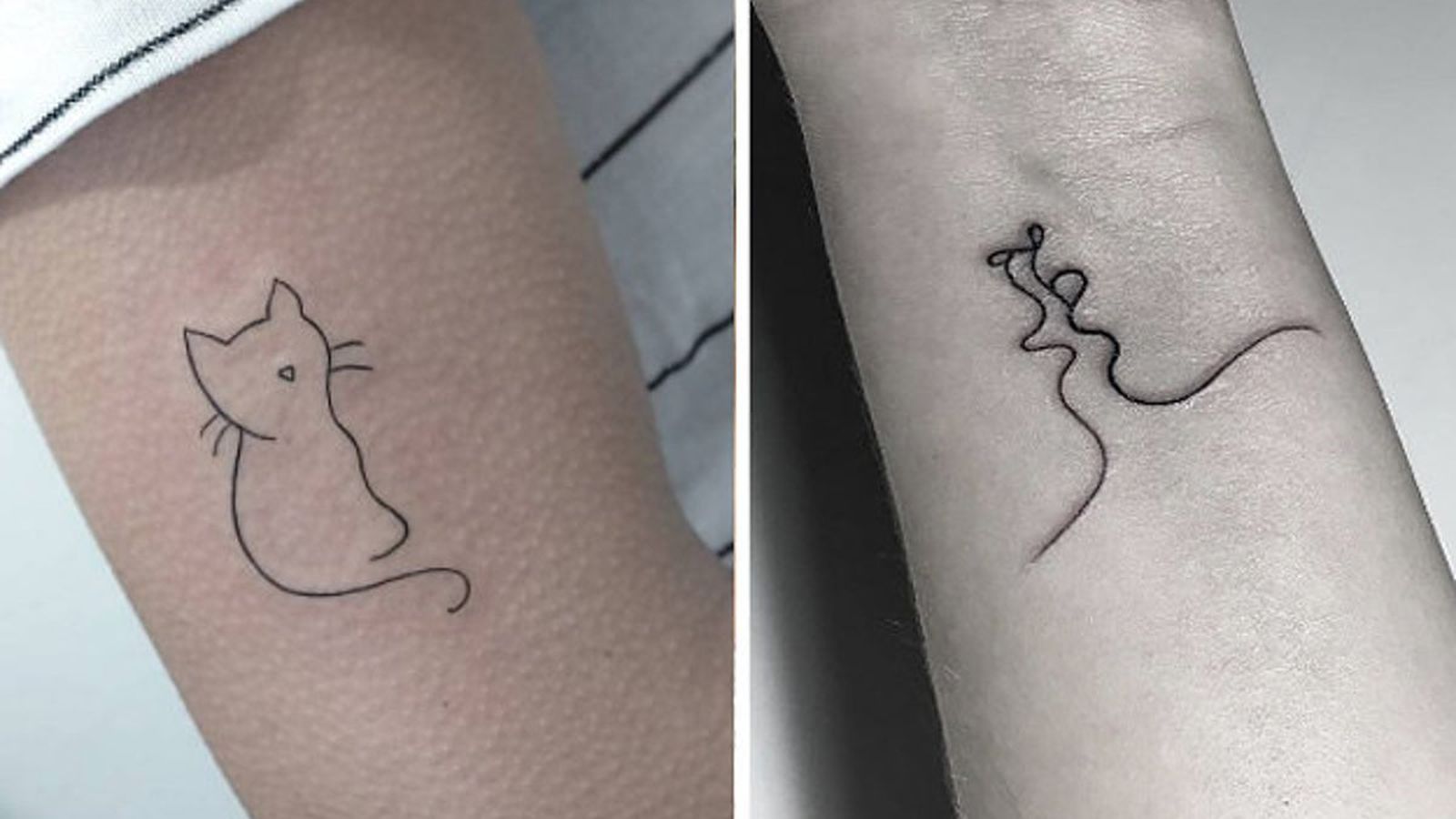 19 tatuajes sencillos de una linea