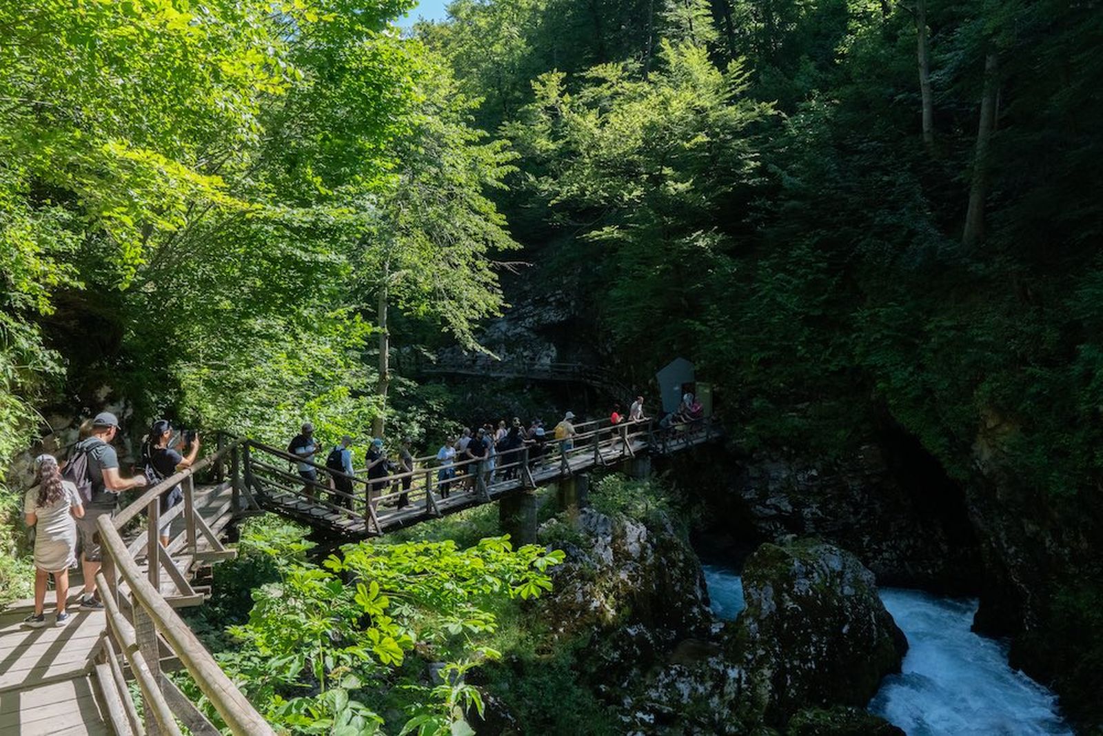 eslovenia garganta vintgar turistas